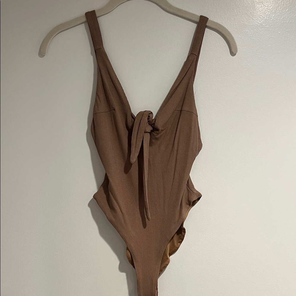 NWOT Tigermist Tan bodysuit